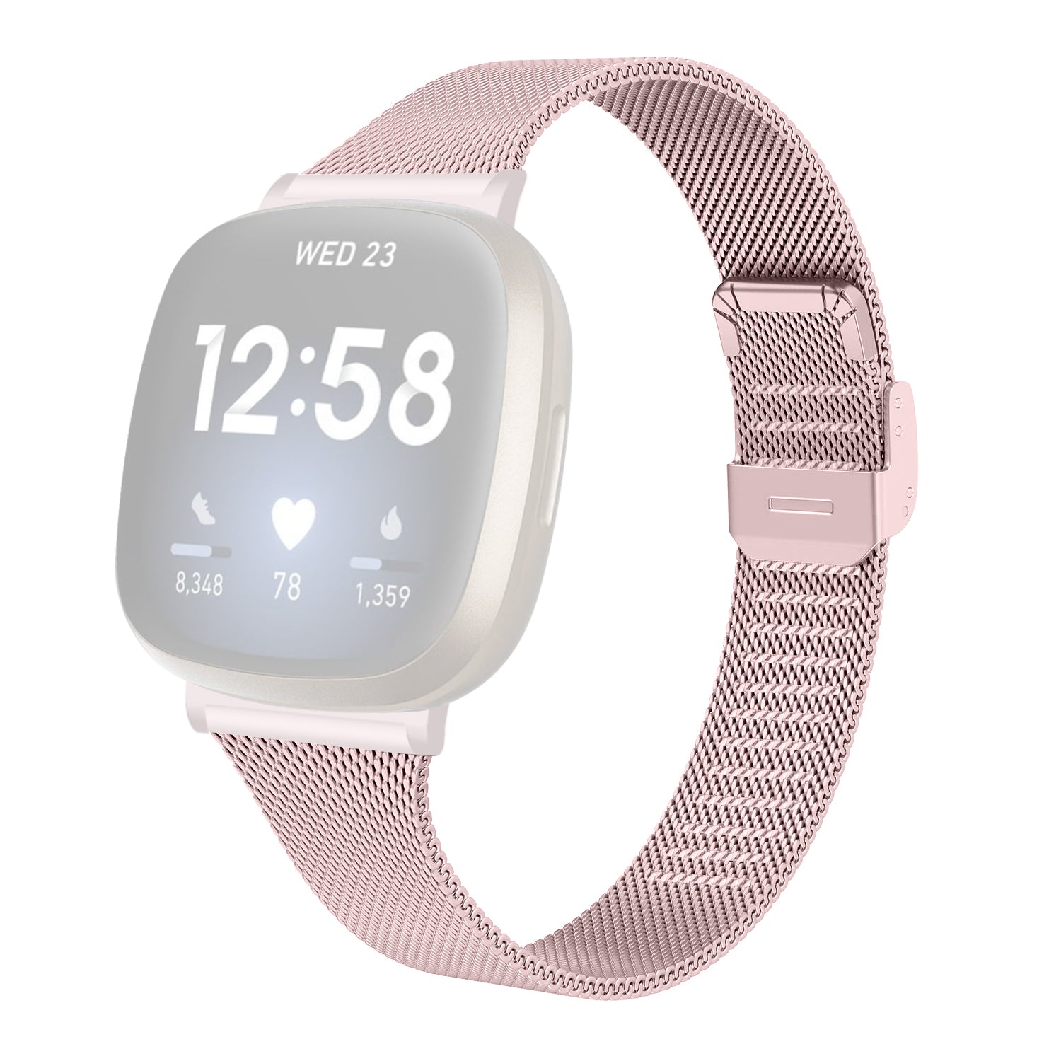 For Fitbit Versa 4 Sense 2 Watch Strap Stainless Steel Milanese Smart Band Watch Strap Replacement For Fitbit Versa 4 Sense 2 Watch Strap Stainless Steel Milanese Smart Band Watch Strap Replacement